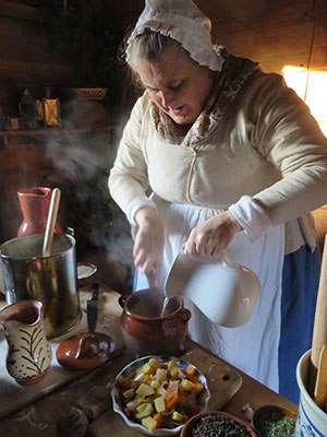 woman cooking